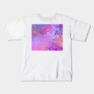 Swirled colors Kids T-Shirt